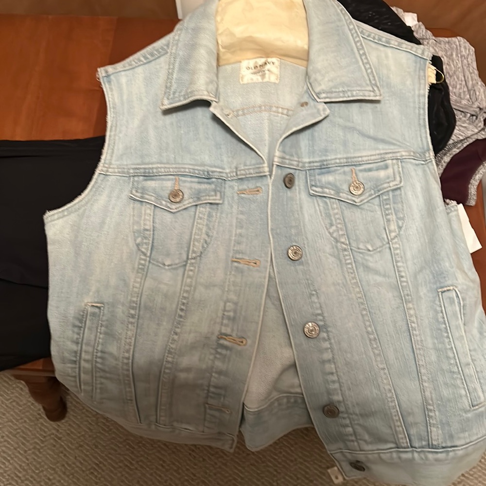 Old navy jean vest